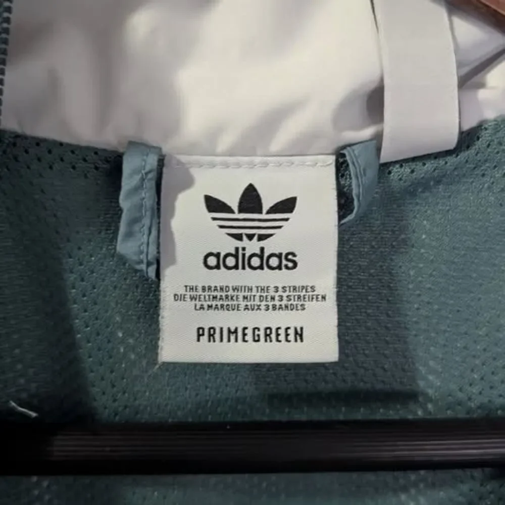 Men Adidas Jacket Adicolor 3-D Gradient Trifoil Prime Green Size Small Rare